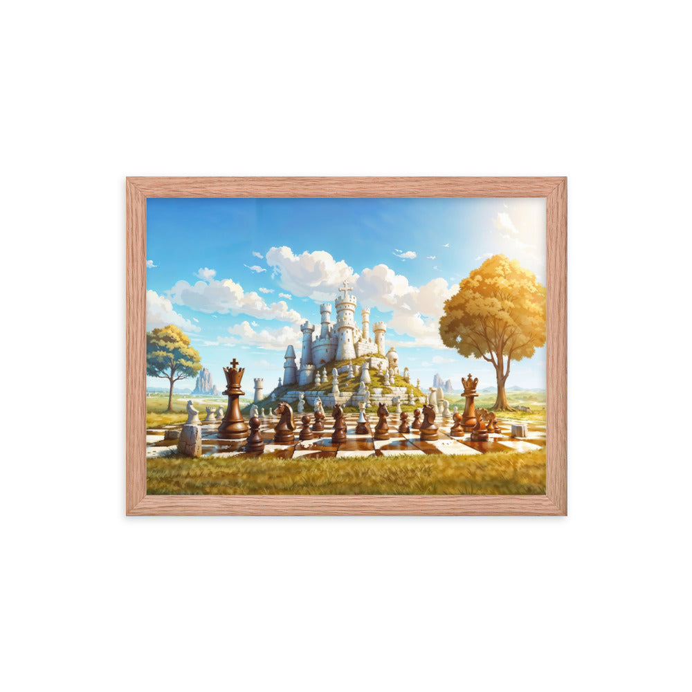 dotBlend Decorative Paper Poster - Optional Frames - Chess Siege