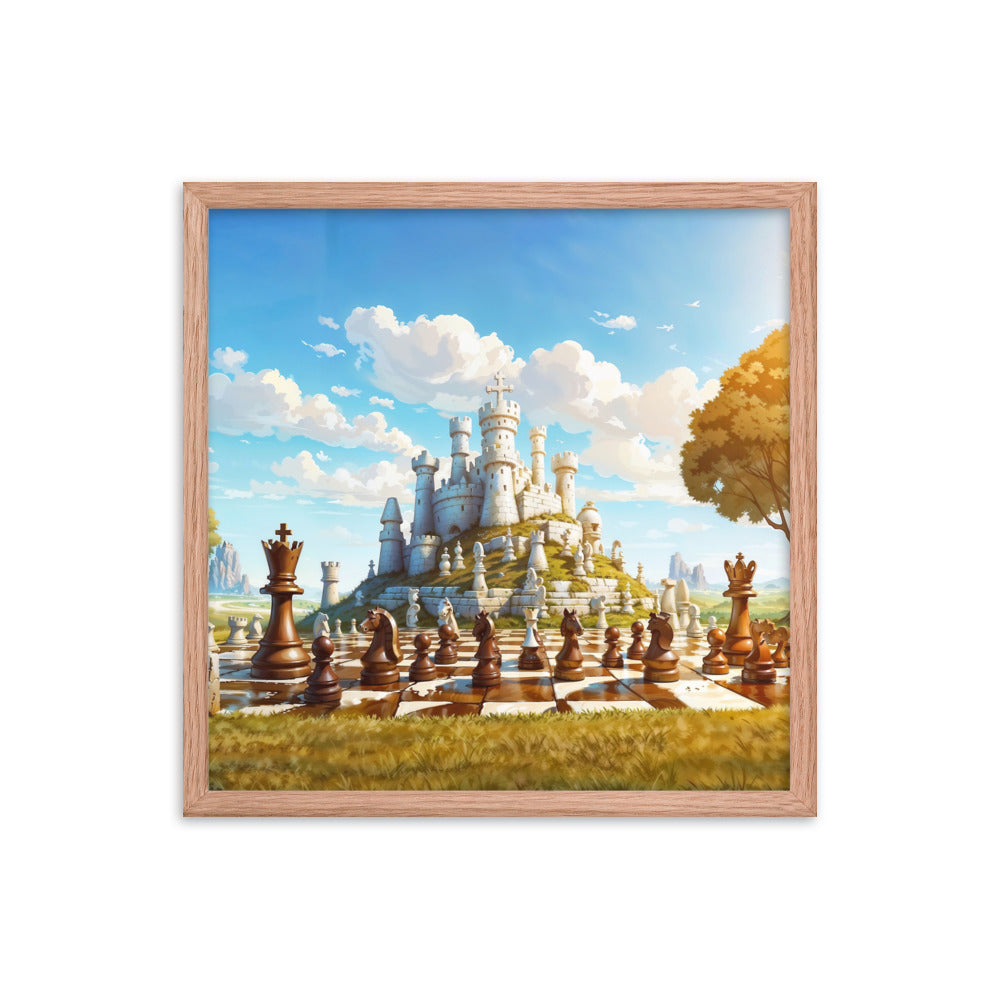 dotBlend Decorative Paper Poster - Optional Frames - Chess Siege