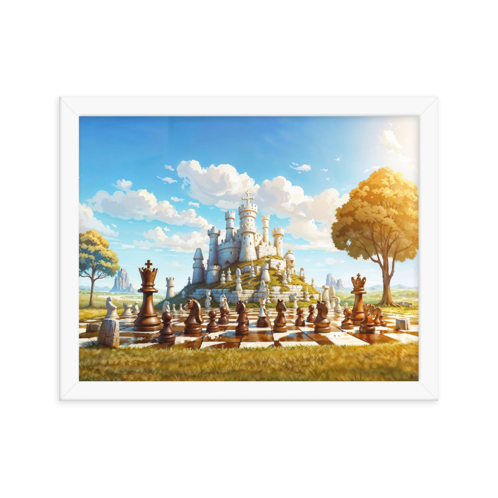 dotBlend Decorative Paper Poster - Optional Frames - Chess Siege