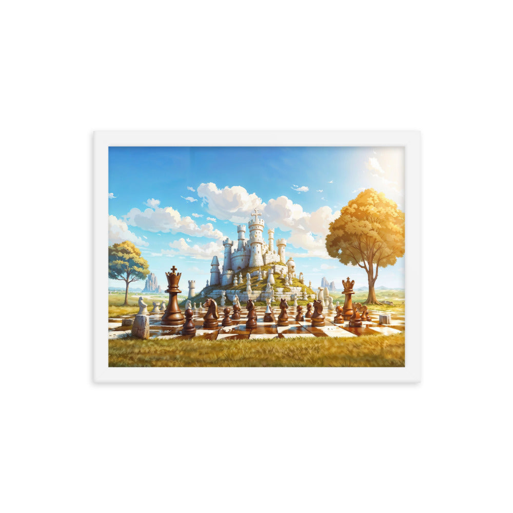 dotBlend Decorative Paper Poster - Optional Frames - Chess Siege