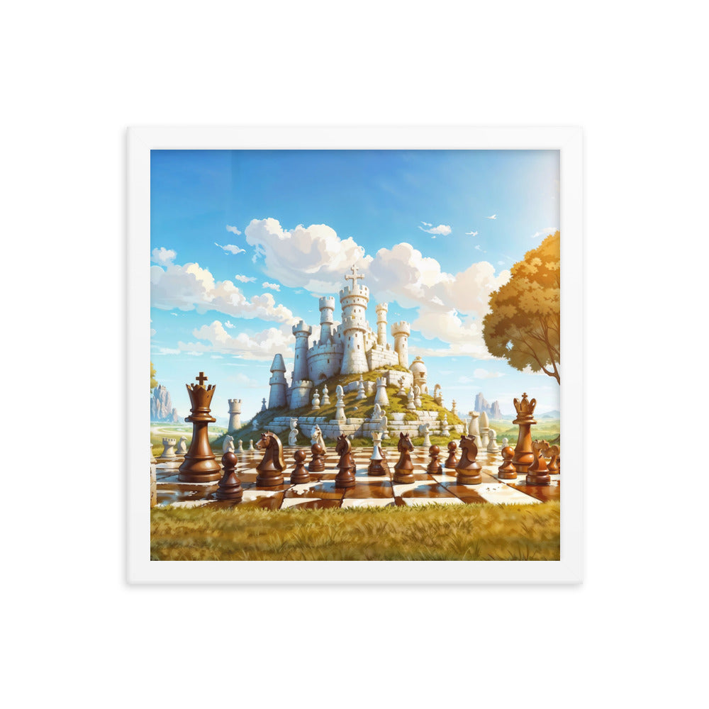 dotBlend Decorative Paper Poster - Optional Frames - Chess Siege