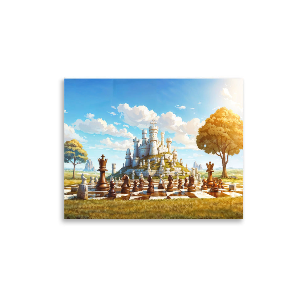 dotBlend Decorative Paper Poster - Optional Frames - Chess Siege