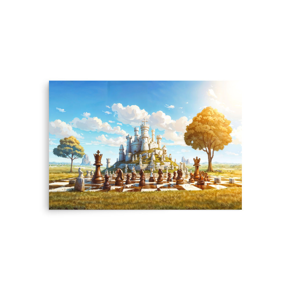 dotBlend Decorative Paper Poster - Optional Frames - Chess Siege