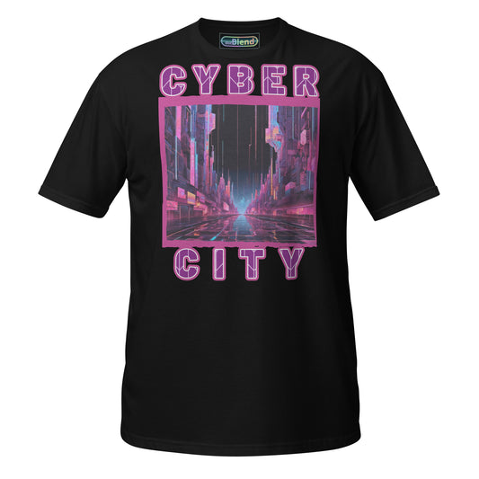 dotBlend Short-Sleeve Unisex T-Shirt - Cyber City Street
